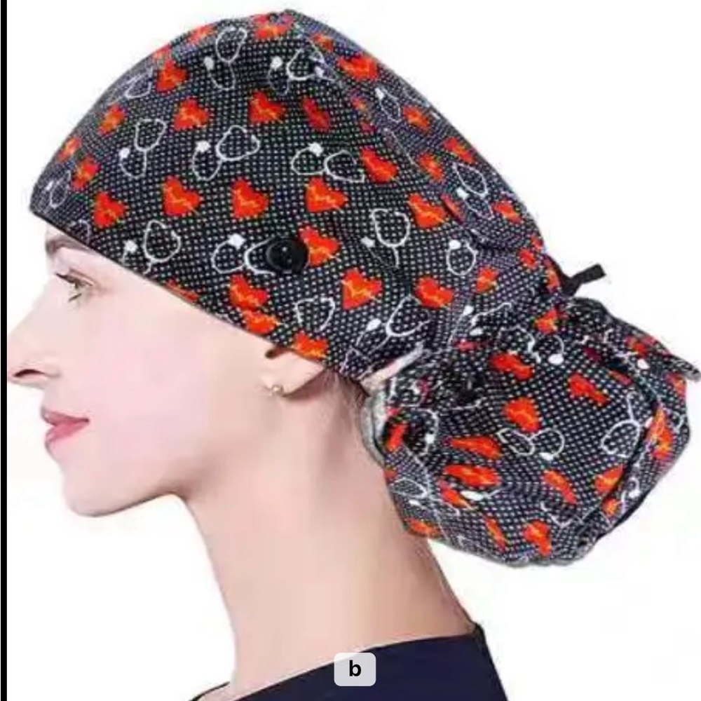 new cotton operating room hat printing medical surgical hat sweat-